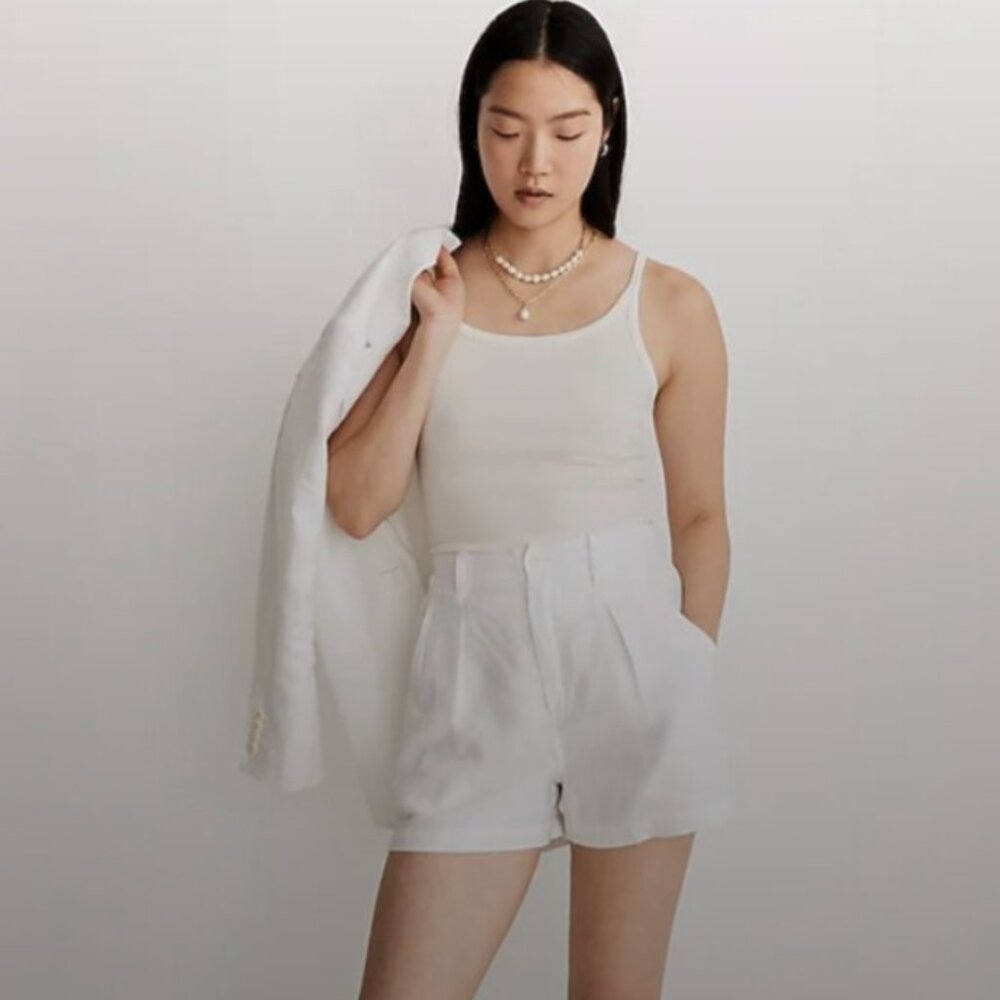 Madewell The Neale Short in 100% Linen (Size 16)